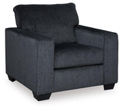 Altari Slate Queen Sofa Sleeper, Loveseat, Chair and Oversized Ottoman - 87213U12