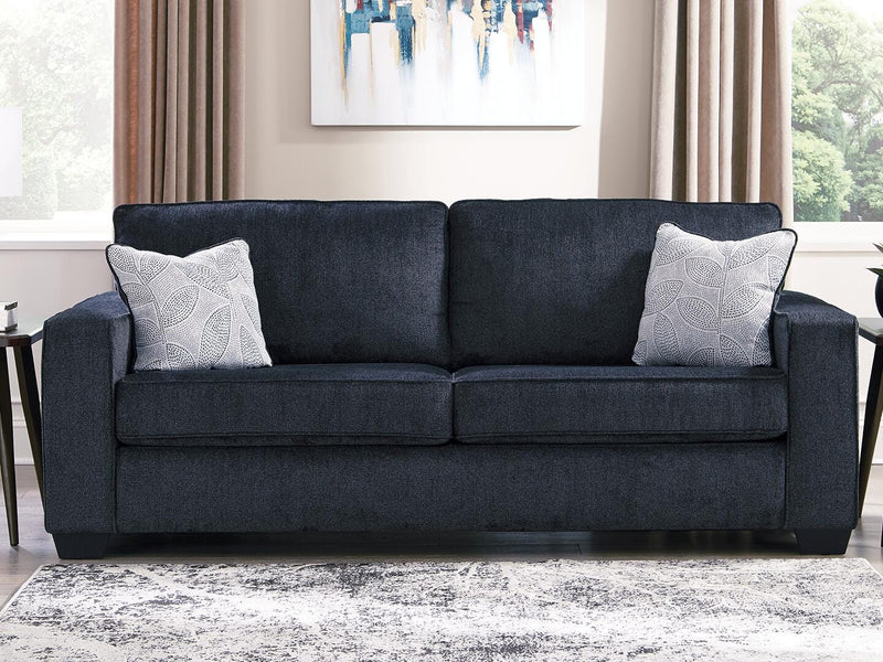 Altari Slate Queen Sofa Sleeper, Loveseat, Chair and Oversized Ottoman - 87213U12