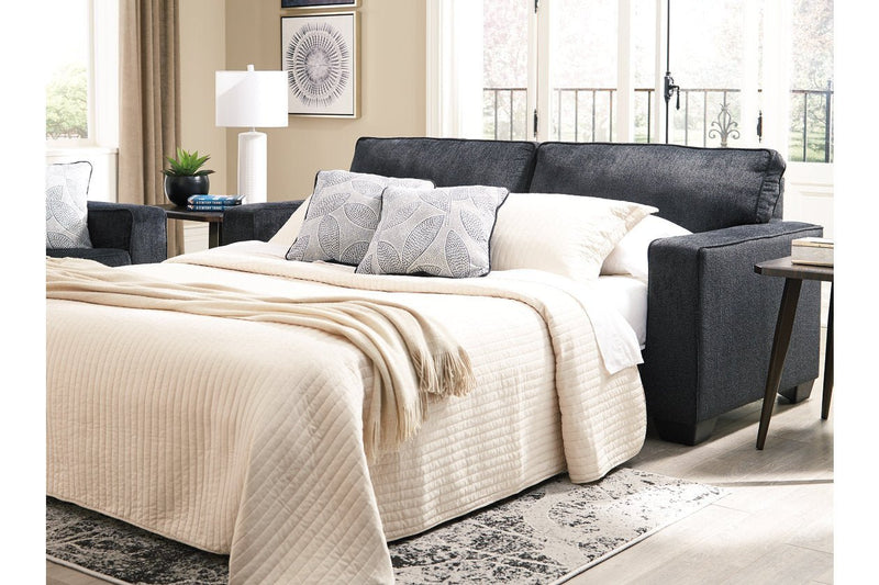 Altari Slate Queen Sofa Sleeper - Gate FurnitureSleeper Sofa