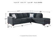 Altari Slate RAF Sectional - Gate FurnitureSectional