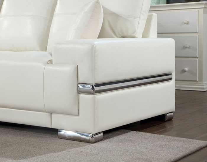 Althea White Sectional - CM6410WH-SECT