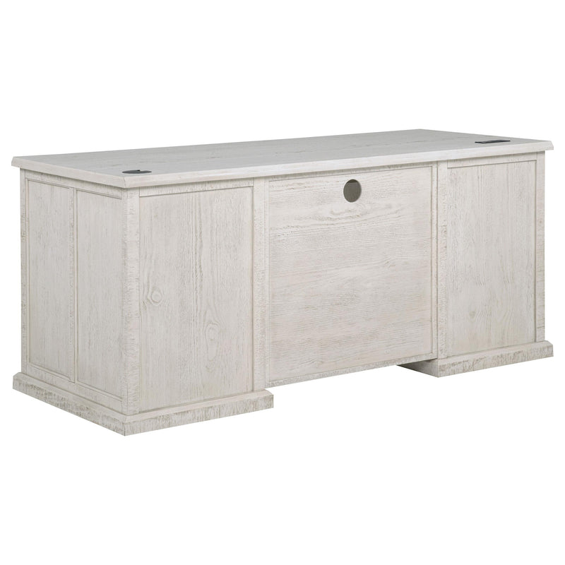 Altidore 68-inch 7-drawer Executive Home Office Desk Distressed White - 800796