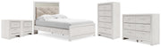Altyra Full Panel Bed, Dresser, Chest and 2 Nightstands - B2640B81
