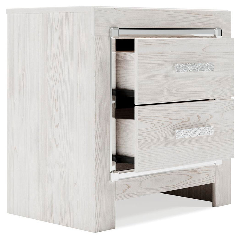 Altyra King Storage Panel Bed and Nightstand - B2640B80