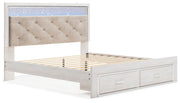 Altyra King Storage Panel Bed and Nightstand - B2640B80