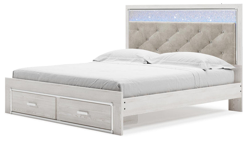 Altyra King Storage Panel Bed and Nightstand - B2640B80