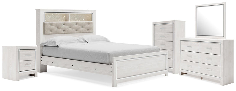 Altyra Queen Bookcase Bed, Dresser, Chest and Nightstand - B2640B77
