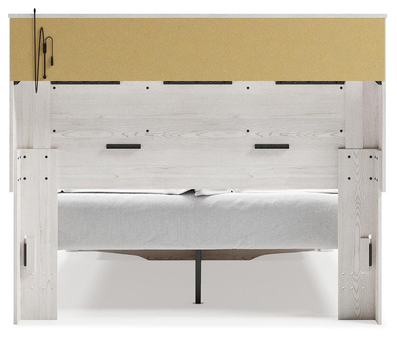 Altyra Queen Panel Storage Bed, Dresser, Mirror and 2 Nightstands - B2640B75