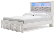 Altyra Queen Panel Storage Bed, Dresser, Mirror and 2 Nightstands - B2640B75