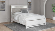 Altyra Queen Upholstered Panel Bed, Dresser and Mirror - B2640B15