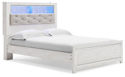Altyra Queen Upholstered Panel Bed, Dresser and Mirror - B2640B25