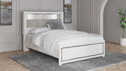 Altyra Queen Upholstered Panel Bed, Dresser and Mirror - B2640B25