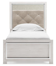 Altyra Twin Upholstered Panel Bed and 2 Nightstands - B2640B74