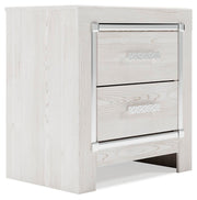 Altyra Twin Upholstered Panel Bed and 2 Nightstands - B2640B74