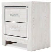 Altyra Twin Upholstered Panel Bed and 2 Nightstands - B2640B74