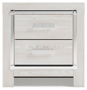 Altyra Twin Upholstered Panel Bed and 2 Nightstands - B2640B74