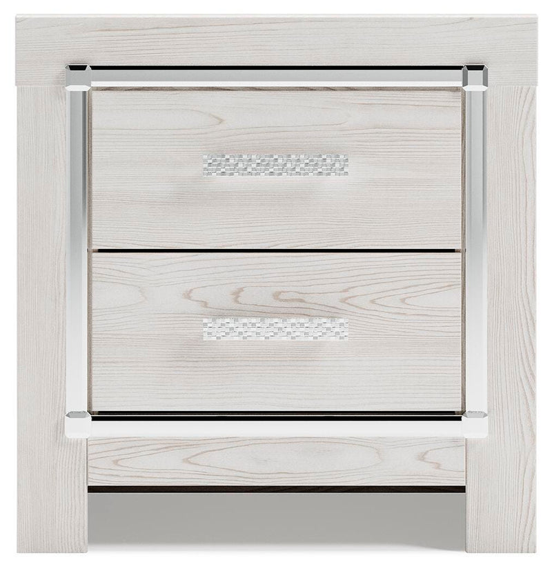 Altyra Twin Upholstered Panel Bed and 2 Nightstands - B2640B74