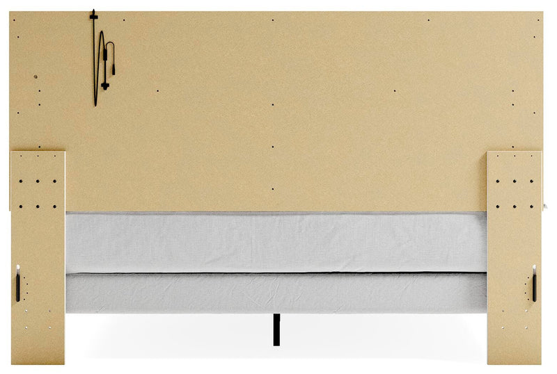 Altyra White King Panel Bed, Chest and 2 Nightstands - B2640B61