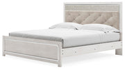 Altyra White King Panel Bed, Chest and 2 Nightstands - B2640B61