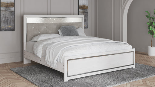 Altyra White King Panel Bed - Gate FurnitureKing Bed