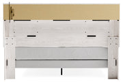Altyra White King Panel Bookcase Bed - Gate FurnitureKing Bed