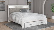 Altyra White King Storage Bed, Chest and 2 Nightstands - B2640B67