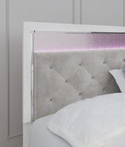 Altyra White King Storage Bed, Dresser, Mirror and 2 Chests - B2640B45