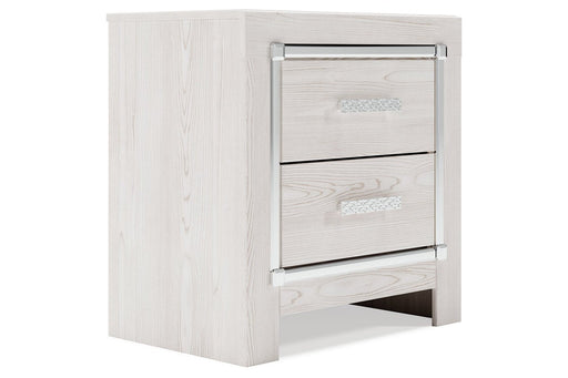 Altyra White Nightstand - Gate FurnitureNightstand