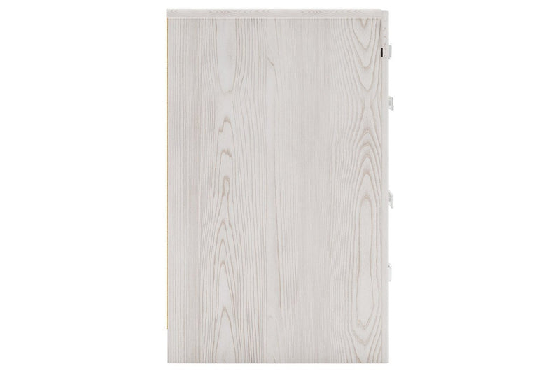 Altyra White Nightstand - Gate FurnitureNightstand