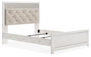 Altyra White Queen Panel Bed, Dresser and Chest - B2640B73