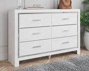 Altyra White Queen Panel Bed, Dresser and Chest - B2640B73
