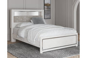 Altyra White Queen Panel Bookcase Bed - Gate FurnitureQueen Bed