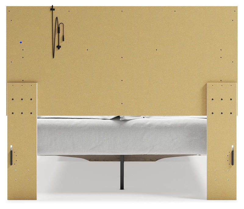 Altyra White Queen Panel Storage Bed, Dresser, Mirror and Chest - B2640B52