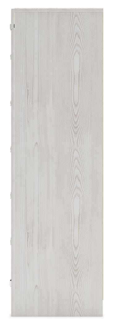 Altyra White Queen Panel Storage Bed, Dresser, Mirror and Chest - B2640B52