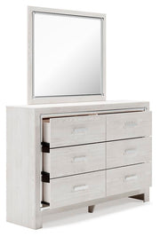 Altyra White Queen Panel Storage Bed, Dresser, Mirror and Chest - B2640B52