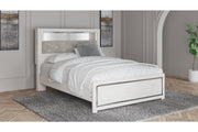 Altyra White Queen Platform Bookcase Bed - Gate FurnitureQueen Bed