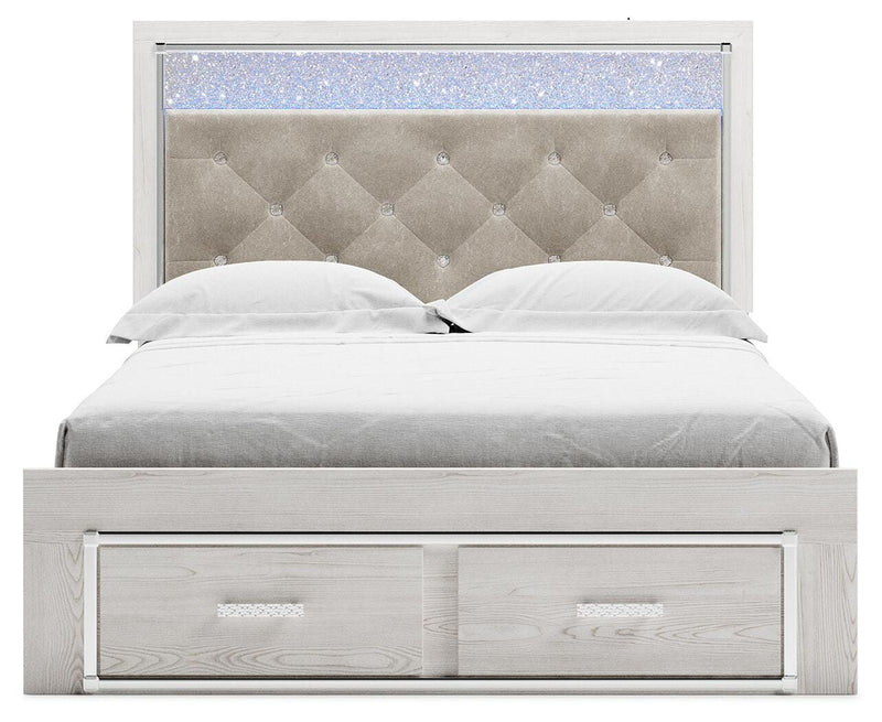 Altyra White Queen Storage Bed, Chest and 2 Nightstands - B2640B68