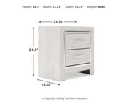 Altyra White Queen Storage Bed, Chest and 2 Nightstands - B2640B68
