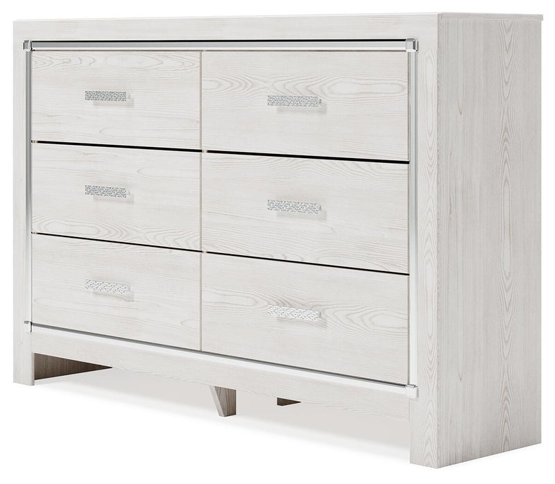 Altyra White Queen Storage Bed, Dresser and Chest - B2640B64