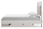 Altyra White Queen Upholstered Storage Platform Bed - Gate FurnitureQueen Bed