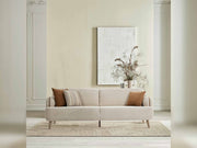 Alvin 4-pieces (2 Sofa & 2 Chair) Livingroom in Cream - 200-ELI-ALV-P8-02-3311
