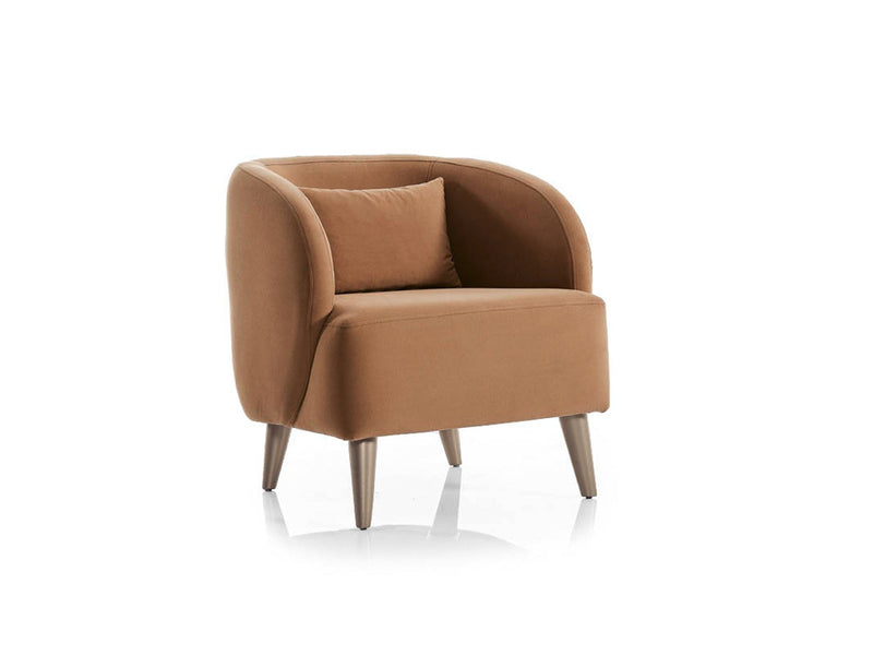 Alvin 4-pieces (2 Sofa & 2 Chair) Livingroom in Cream - Brown - 200-ELI-ALV-P8-02-T-885-3311