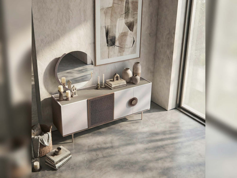 Alvin Consol With Mirror - 200-ELI-ALV-CON