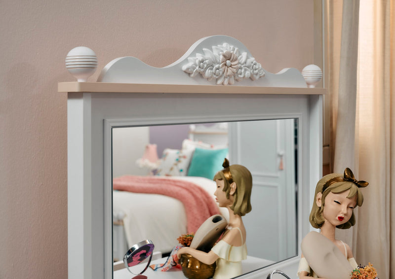 Alya Chiffonier With Mirror - 145-ALY-DRWM