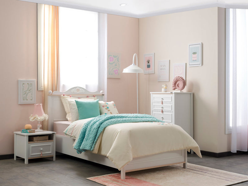 Alya Kids Room Set (Twin Bed &  Study Desk &  Nightstand) - 145-ALY-SET