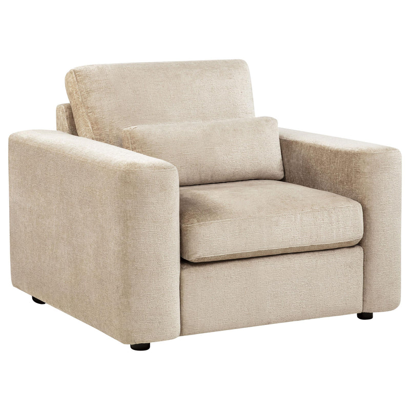 Amador 3-piece Chenille Upholstered Track Arm Sofa Set Camel - 511231-S3