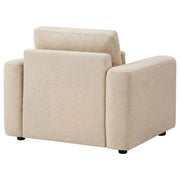 Amador Chenille Upholstered Track Arm Accent Chair Camel - 511233