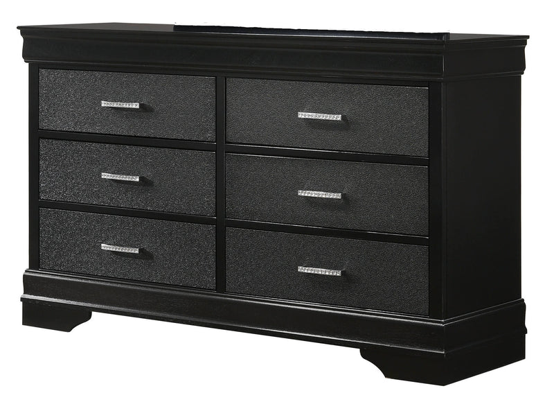 Amalia Black Dresser - Gate FurnitureDresser
