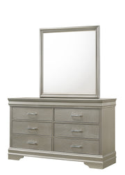 Amalia Champagne Silver Panel Youth Bedroom Set - Gate FurnitureYouth Bedroom Set