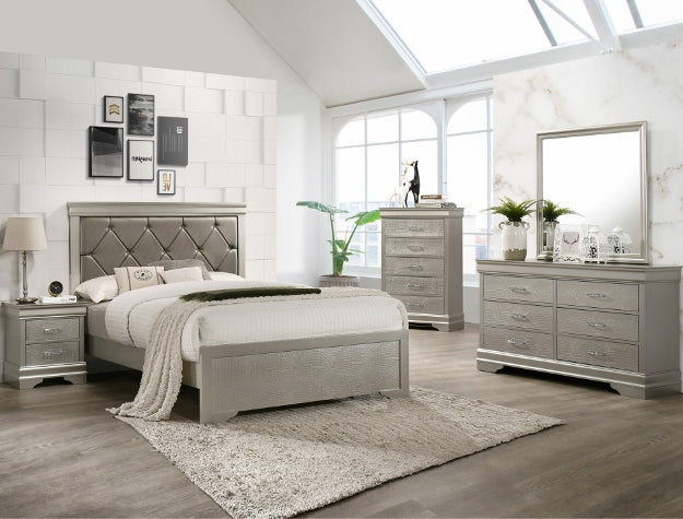 Amalia Gold King Headboard/Footboard - B6910-K-HBFB